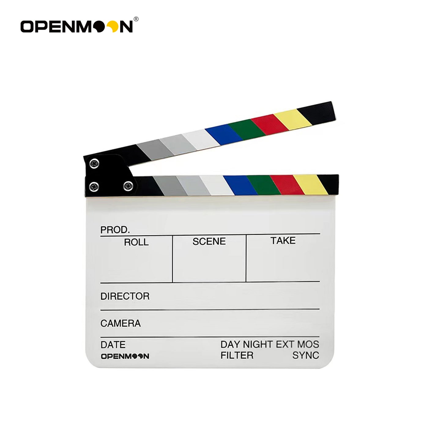 OPENMOON Director's Film Clapboard Cut Action Scene Clapper Board Slate