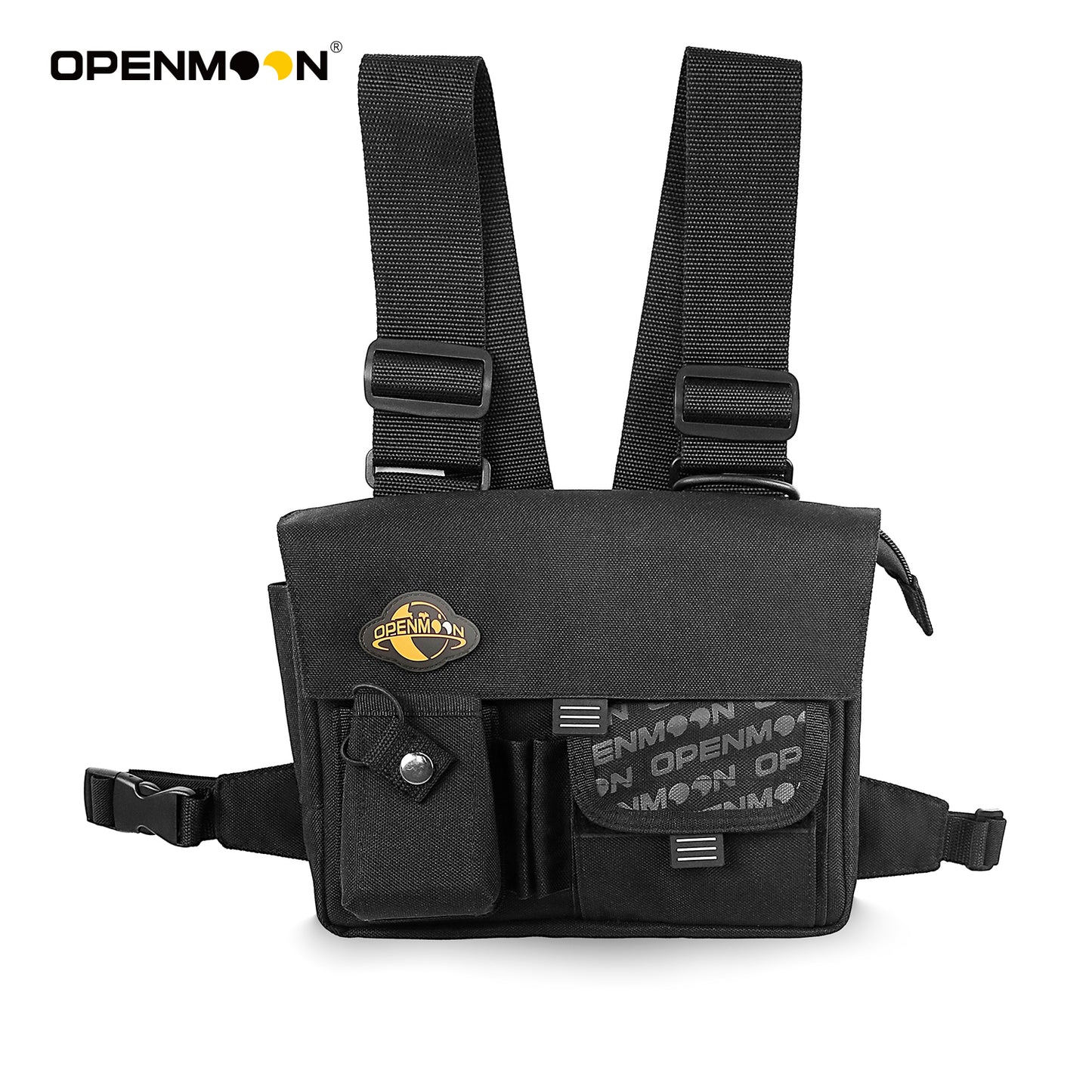 OPENMOON Radio Carry Case Chest Front Pack Pouch Holster