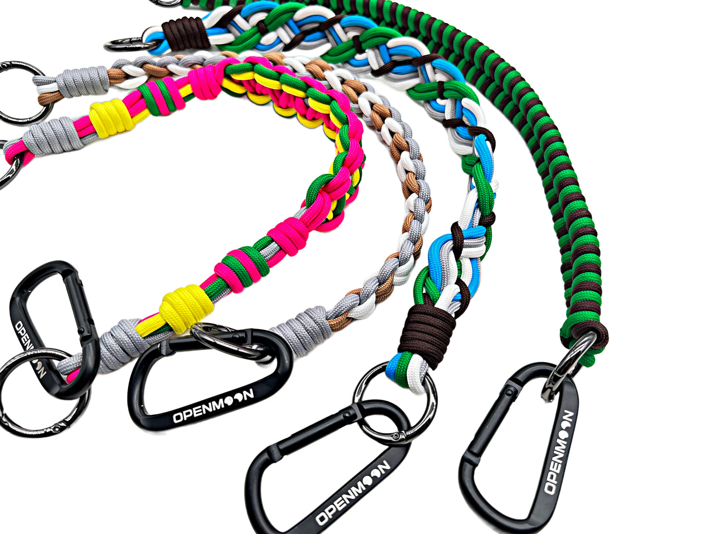 OPENMOON Heavy Duty Braided Lanyard Keychain for Men Women Rope Keychains with Clip Key Ring for Camera, Photometer, rangefinder, GoPro and Other Equipment