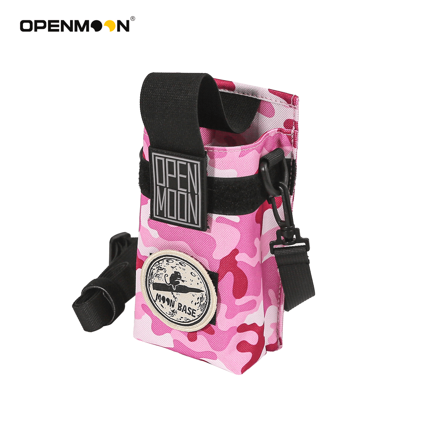 OPENMOON water bottle bag and gas bottle bag. 2 carrying methods, adjustable shoulder straps, hanging at the waist