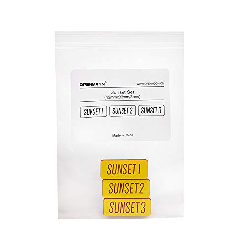 OPENMOON Filter Tags SUNSET Set 3pcs/set