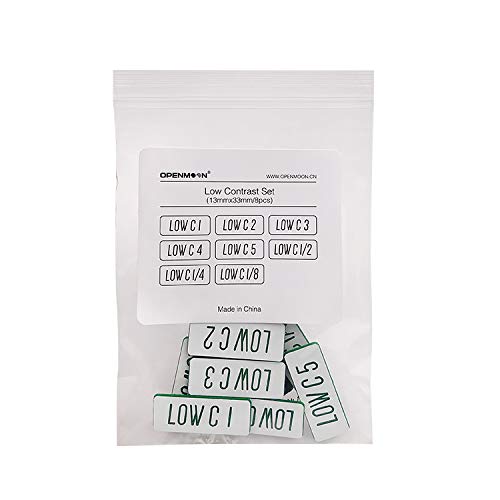 OPENMOON Filter Tags Low Contrast Set 8pcs/set