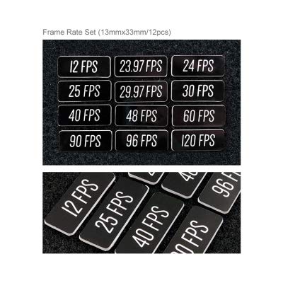 OPENMOON Filter Tags Frame Rate Set 12pcs/Set