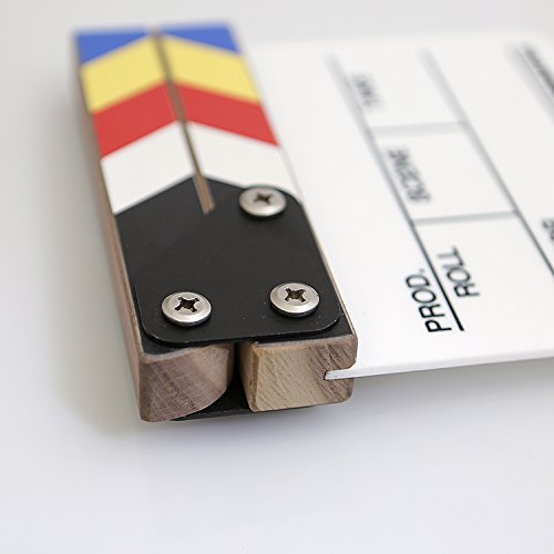 OPENMOON Director's Film Clapboard Cut Action Scene Clapper Board focus Slate for Close-up shot (SMALL)