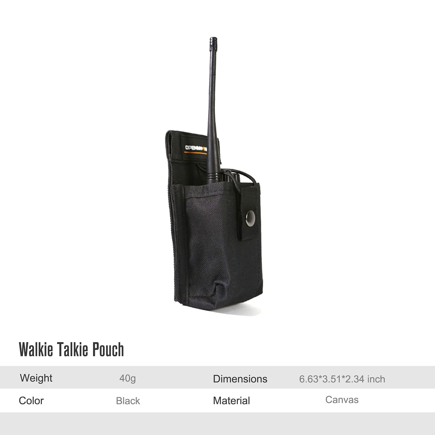 OPENMOON Walkie Talkie Radio Pouch